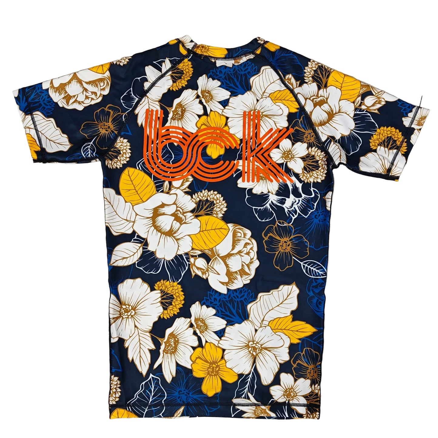 BJJ NoGI Grappling Rash Guard: Flowers V2