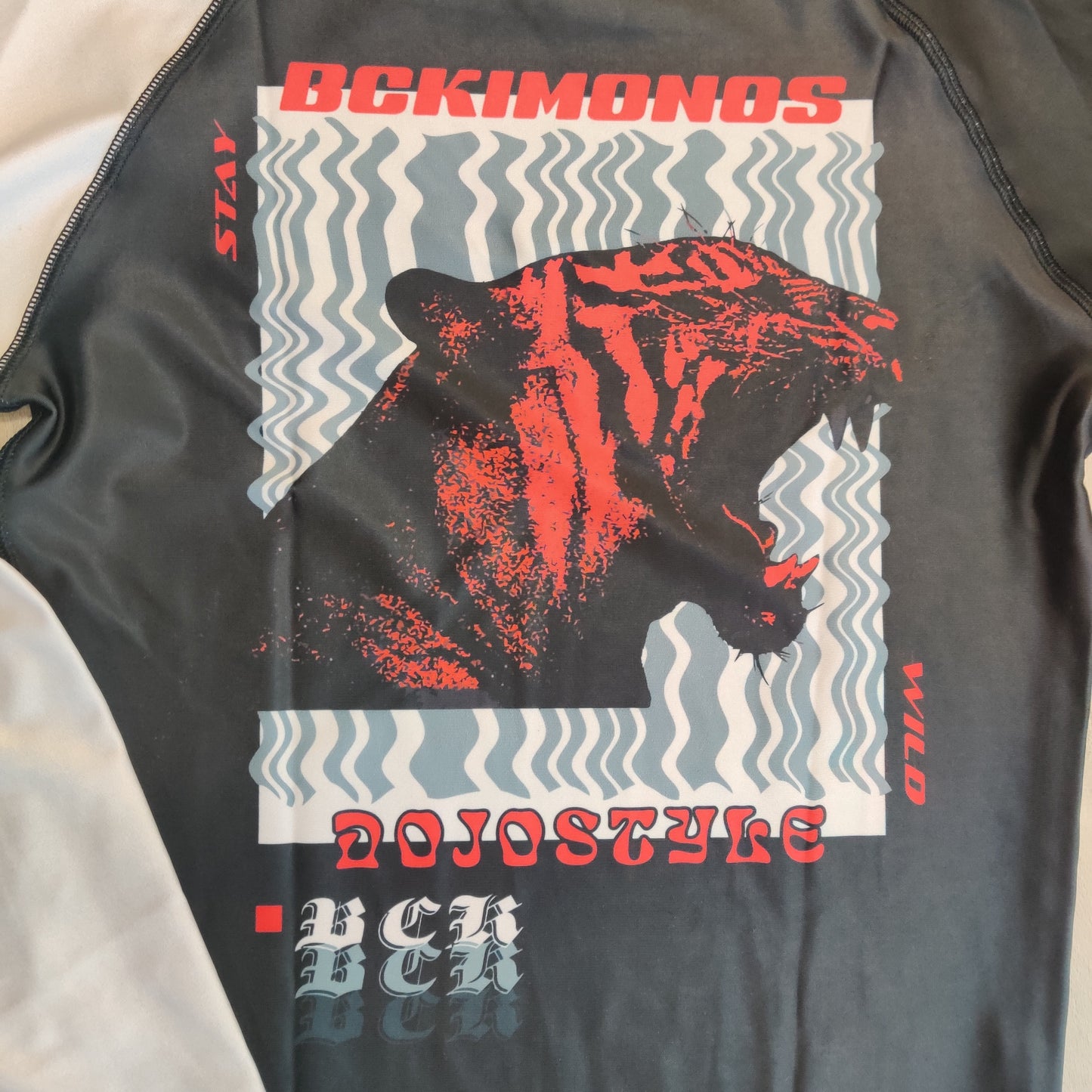 BJJ NoGi Grappling Rash Guard: Big Cat