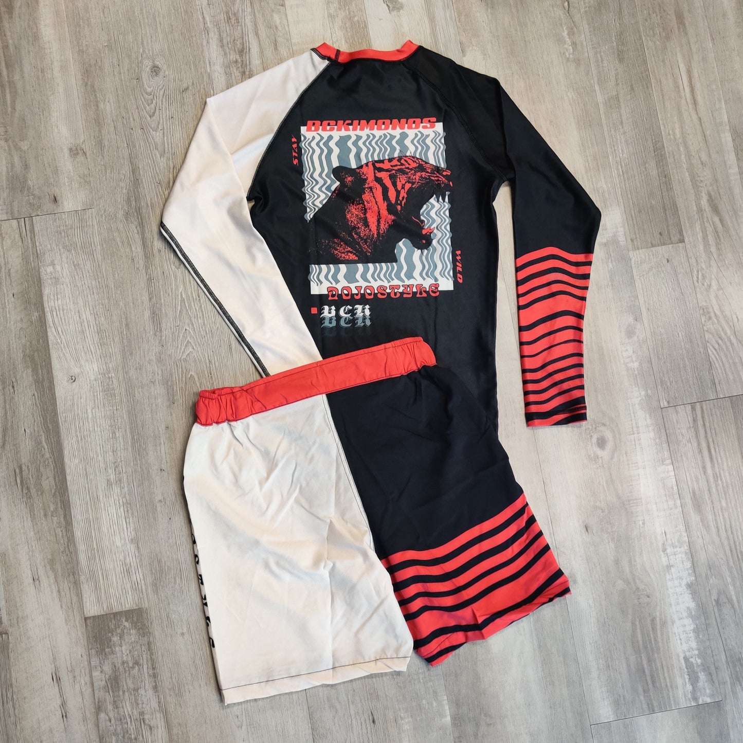 BJJ NoGi Grappling Rash Guard: Big Cat