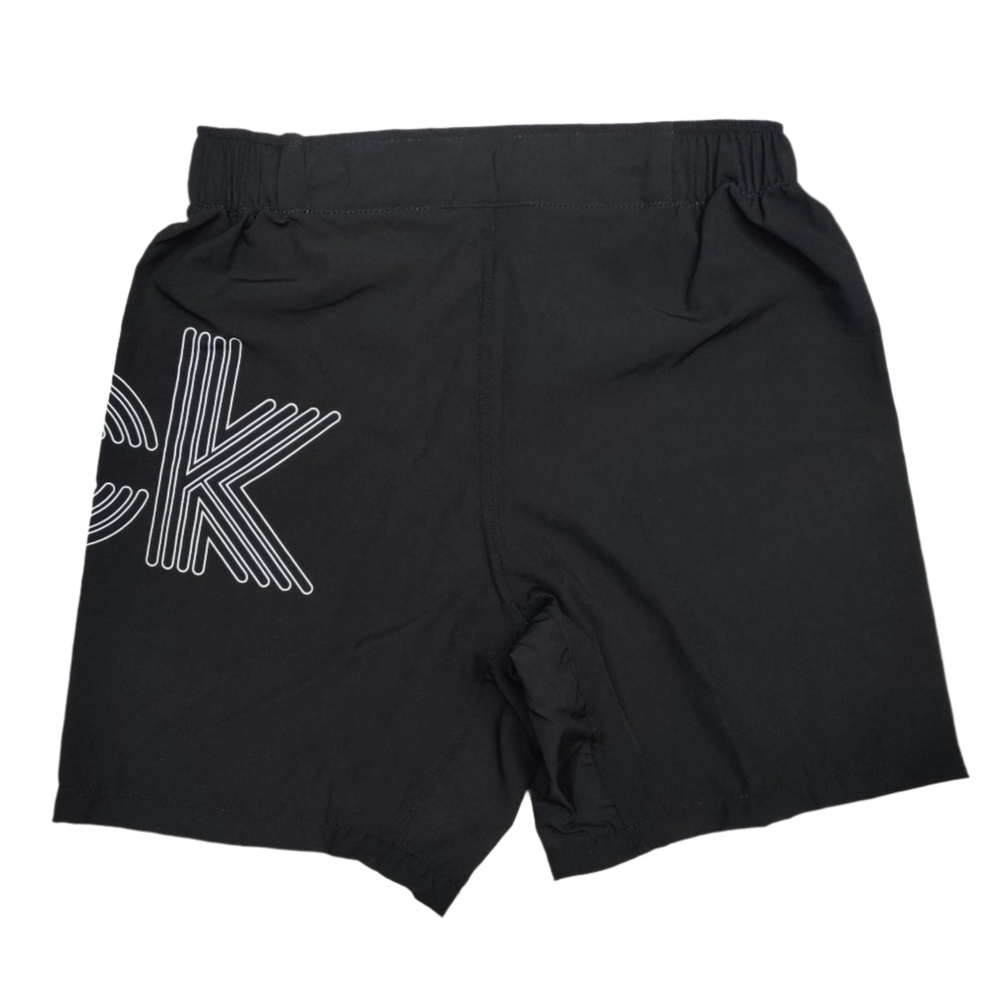 BJJ NoGi Grappling Short: Essential Black and White