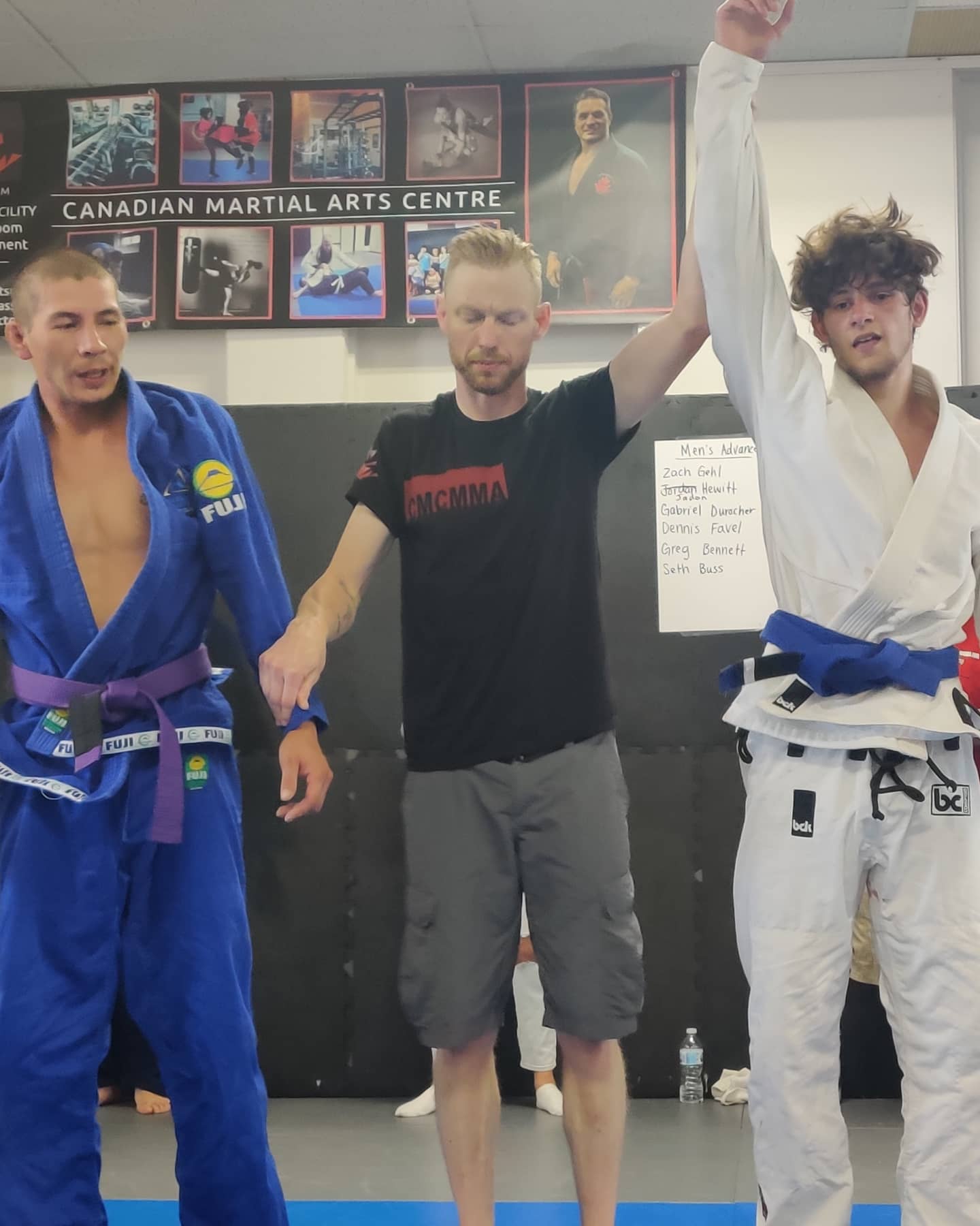White BJJ Gi Competition win