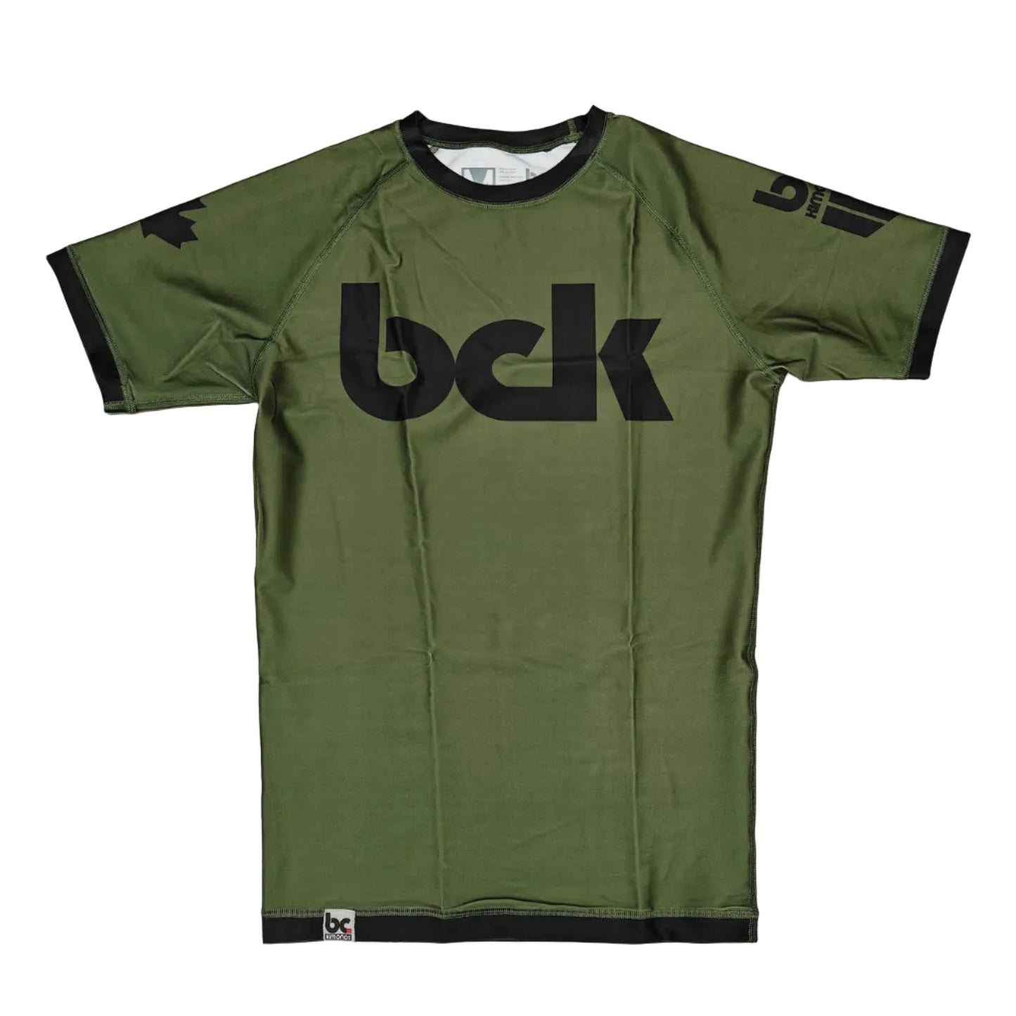 BJJ NoGi Grappling Rash Guard: Green