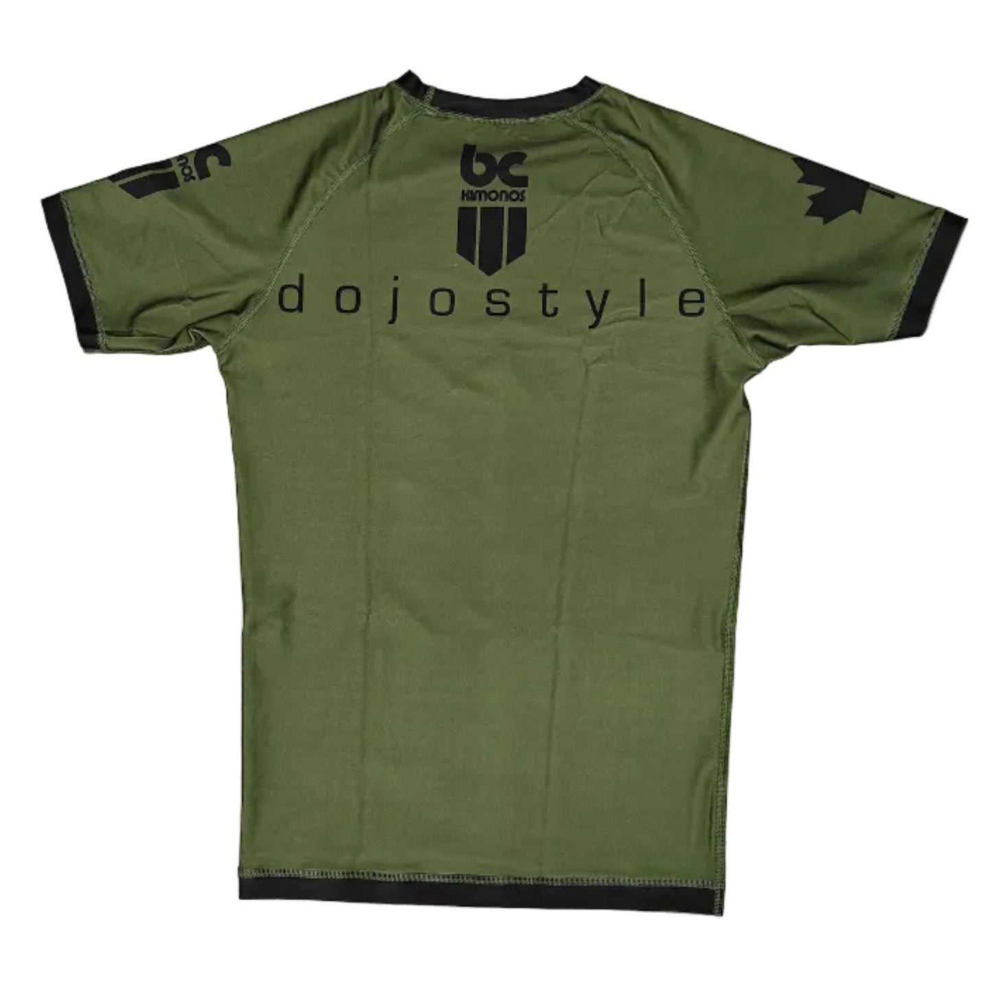 BJJ NoGi Grappling Rash Guard: Green