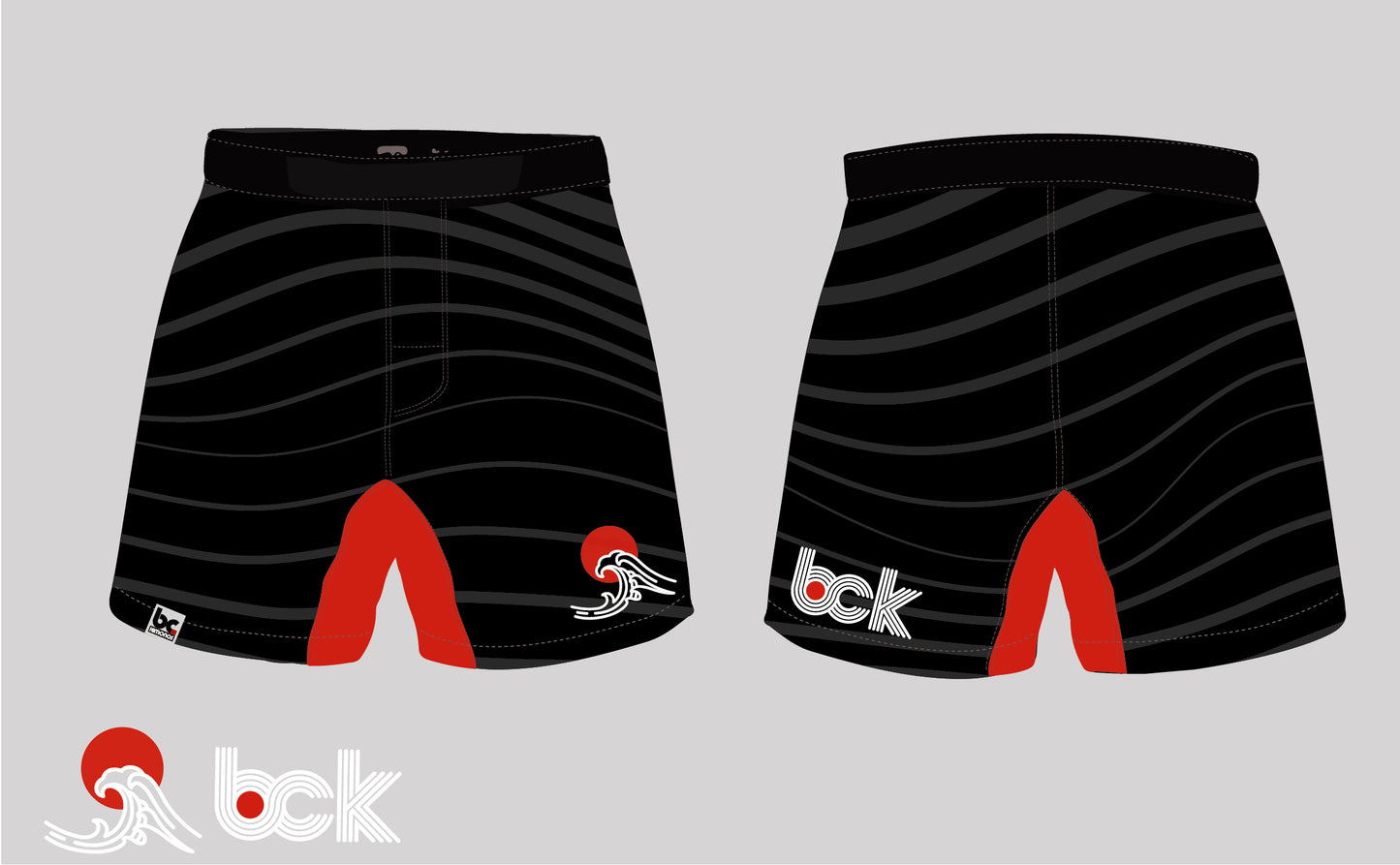 BJJ NoGi Grappling Short: The Wave
