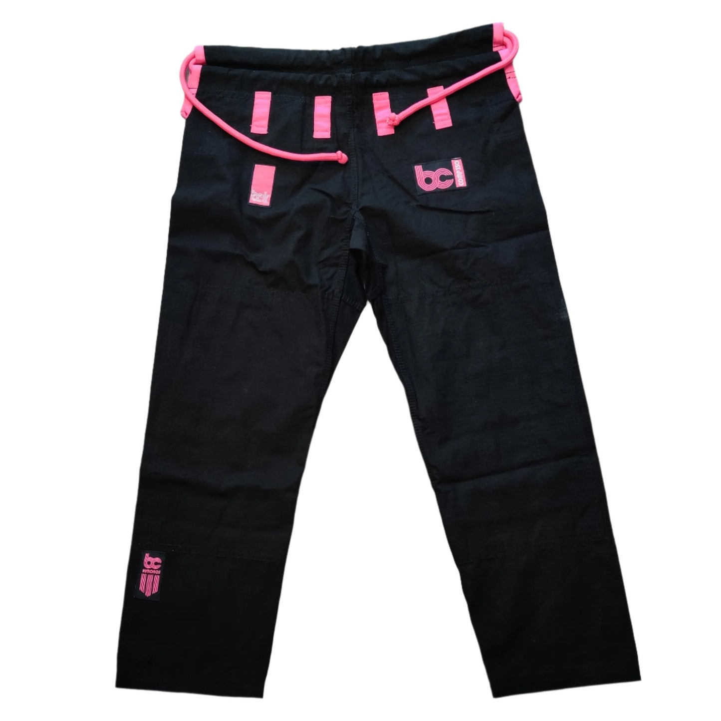 Black and Pink BCKimonos BJJ Gi pants