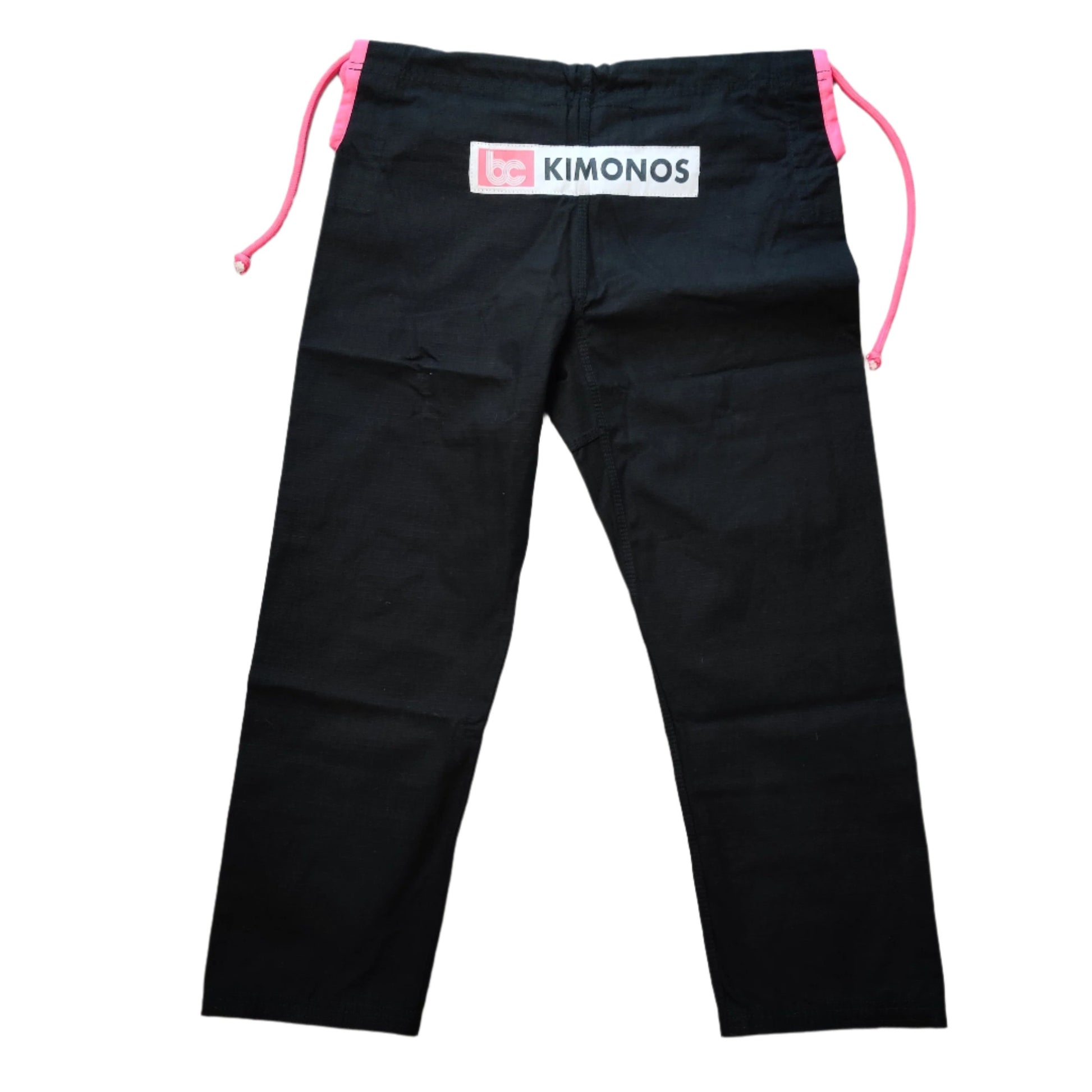 Black and Pink BCKimonos BJJ Gi  pants back view