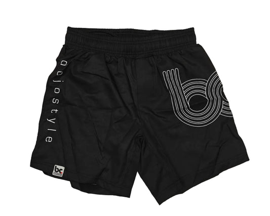 NEW BJJ NoGi Grappling Short: Essential Black