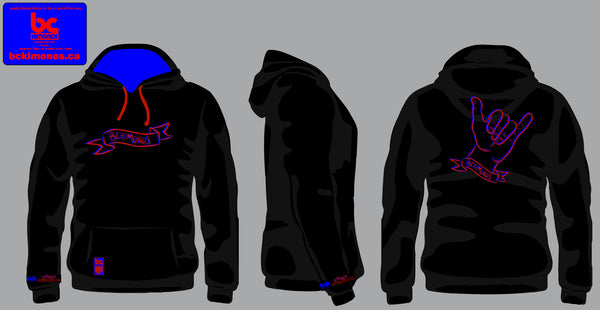 Streetwear: 3D Shaka Pullover Hoodie