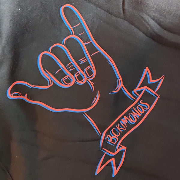 Streetwear: 3D Shaka Pullover Hoodie