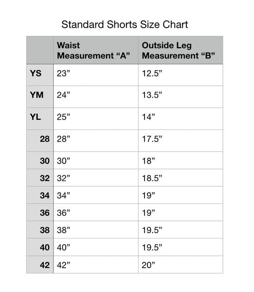 Standard Shorts - Black and White
