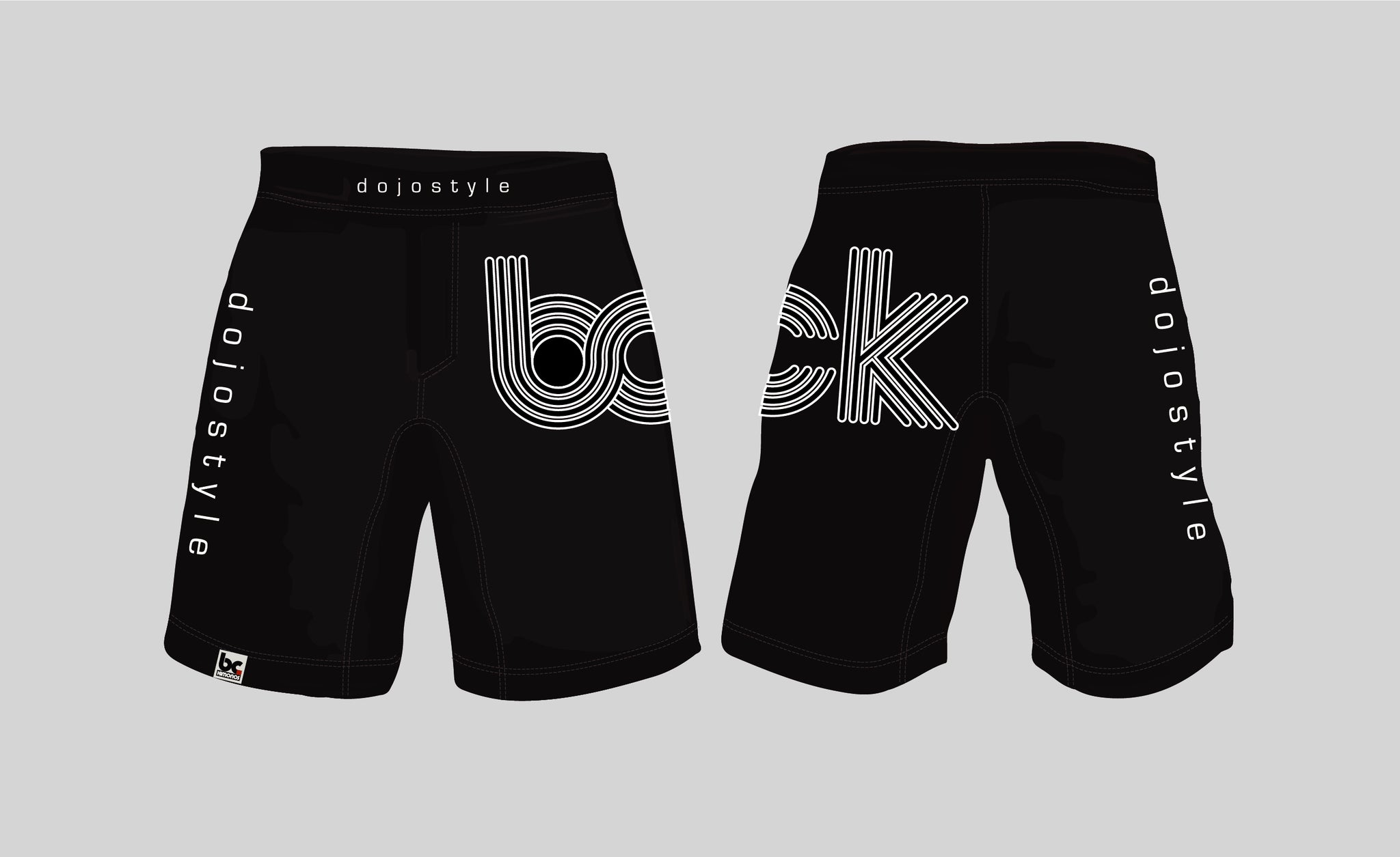 Standard Shorts - Black and White