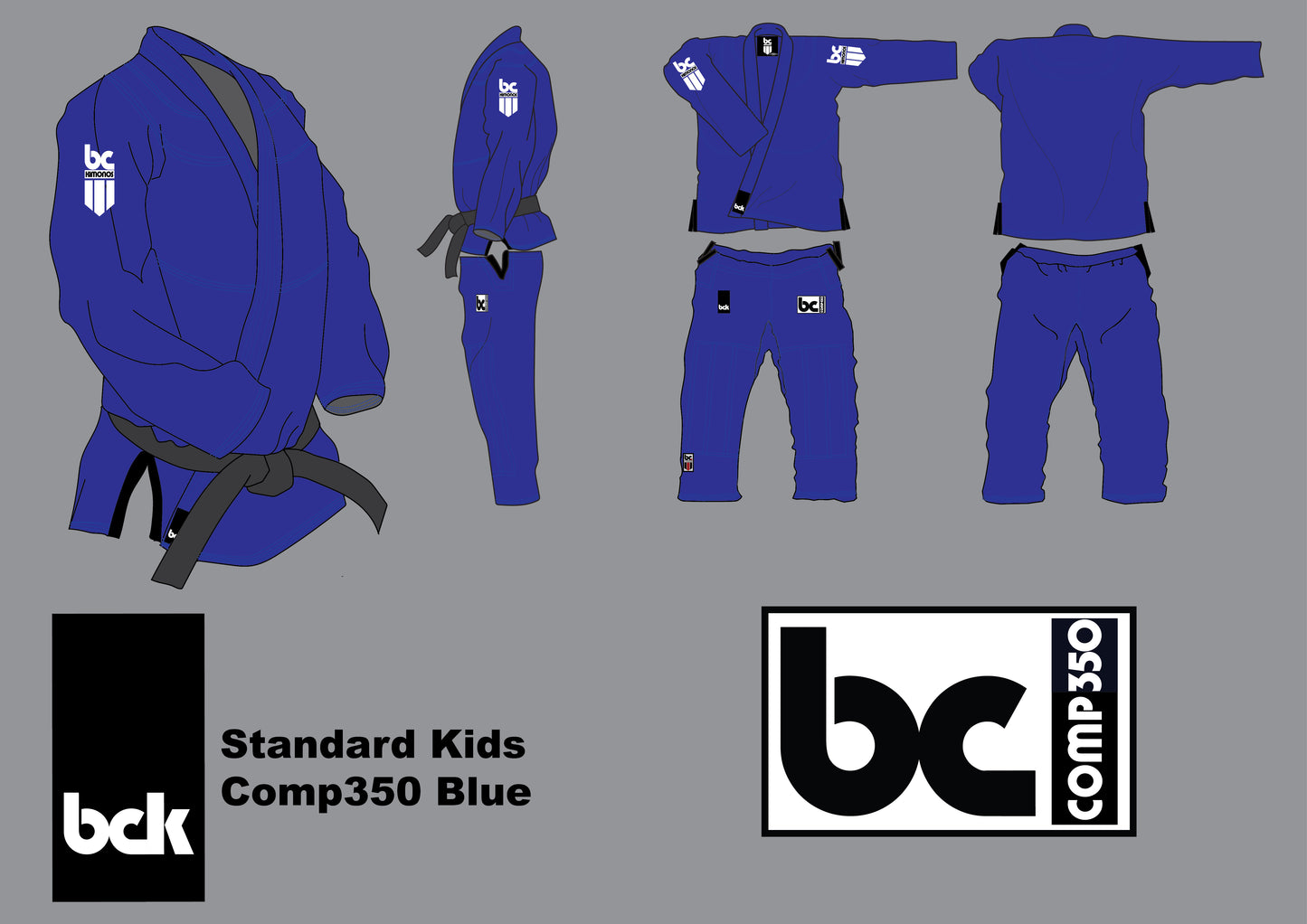 Brazilian Jiu Jitsu Gi Kids/ Youth Royal Blue Kimono