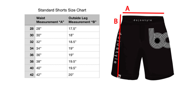 Standard Shorts - Black and White