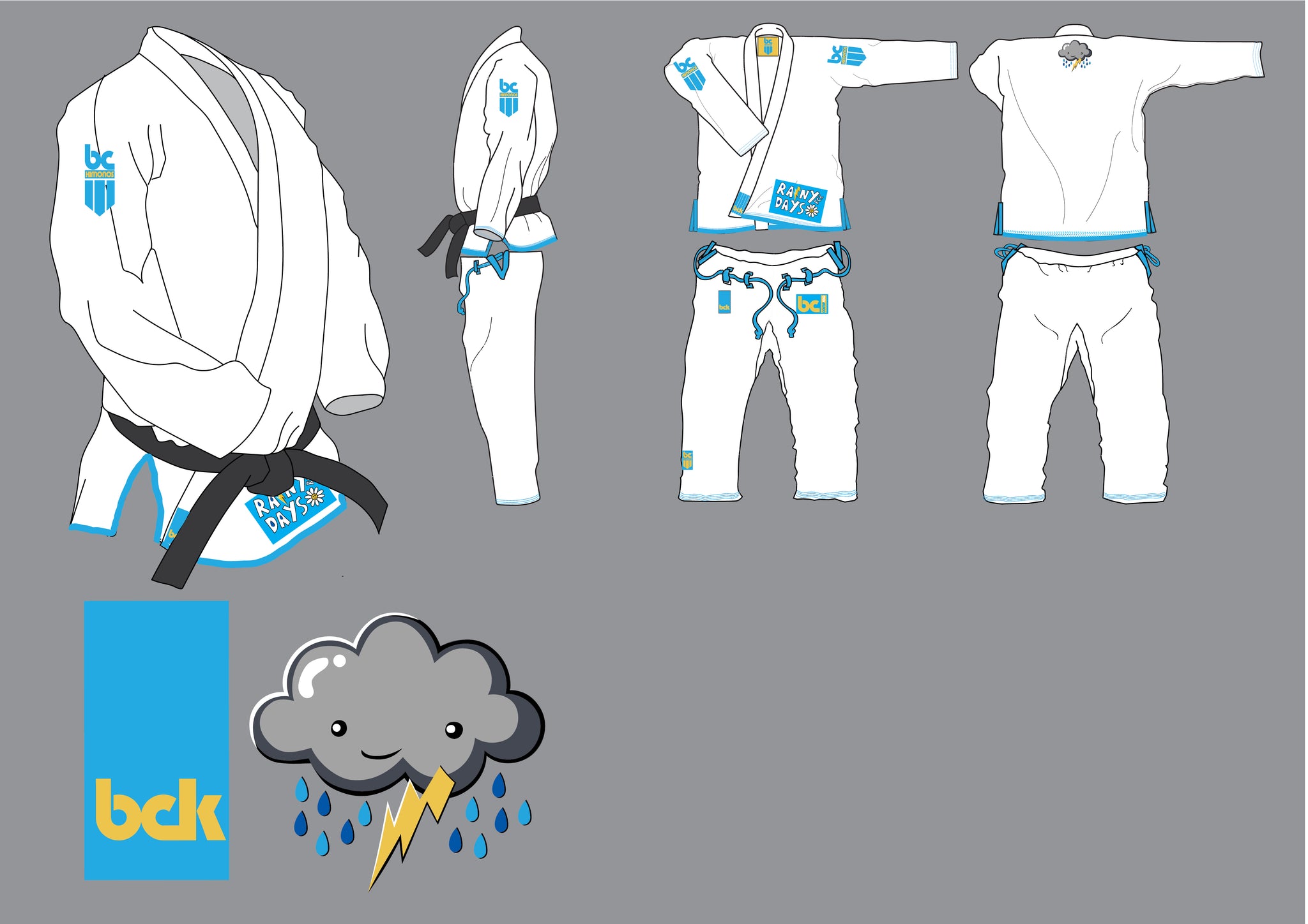 Rainy Days Kimono