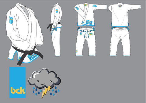Kids Rainy Days Kimono